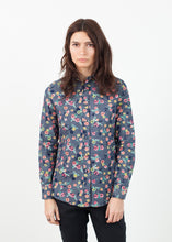 Load image into Gallery viewer, Long Sleeve Blouse in Black/Floral