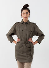 Load image into Gallery viewer, Belted Surplus Dress