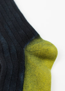 Cashmere Knit Sock in Blue